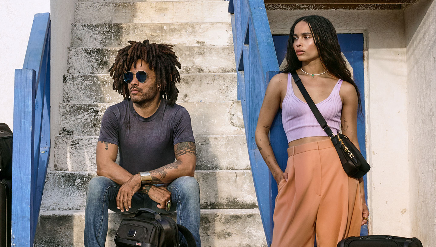 Father-Daughter duo, Lenny Kravitz and Zoë Kravitz star in a short film, sp...